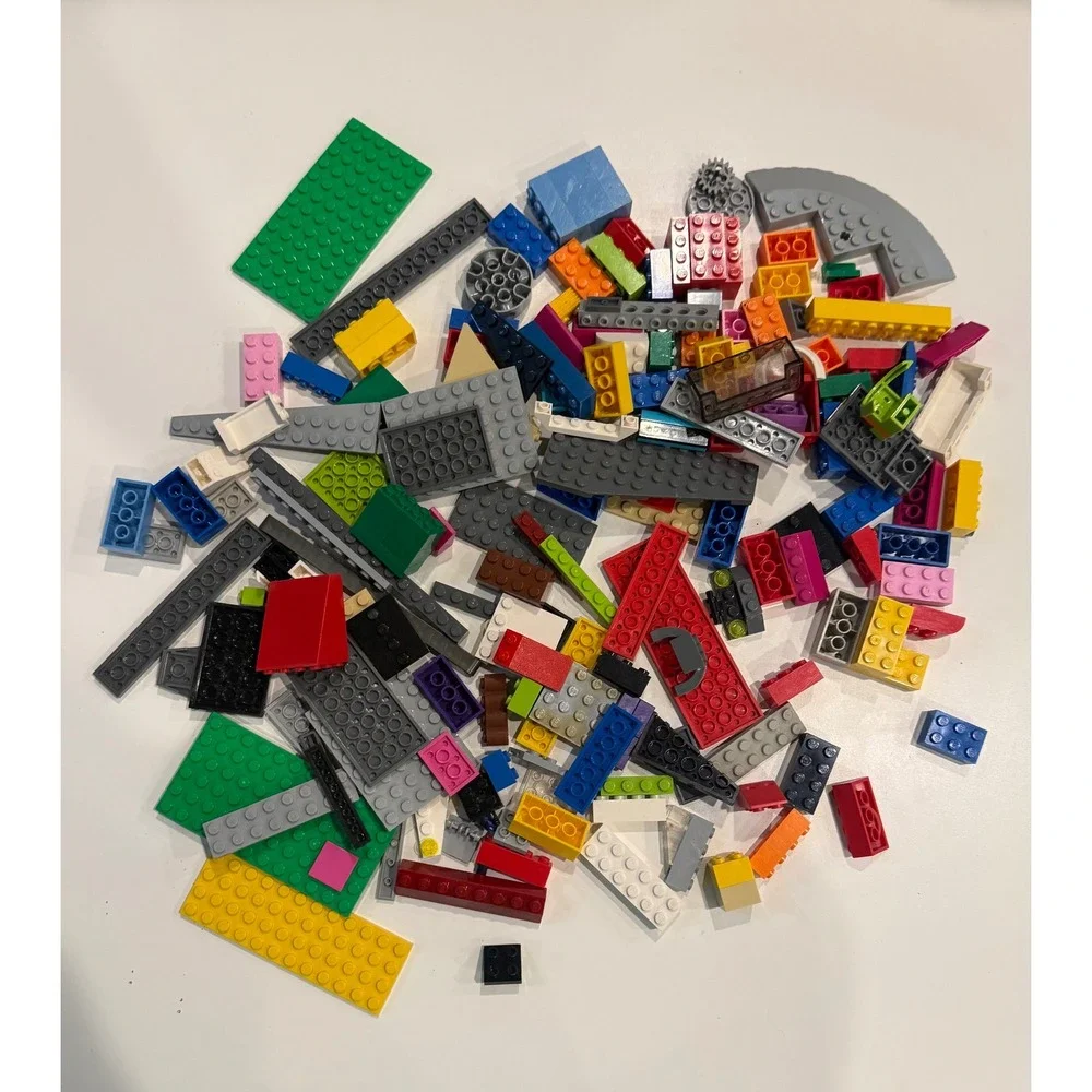 LEGO‎ Mixed Bulk Lot 1lb Assorted Bricks Plates Specialty Pieces Multi-Color
